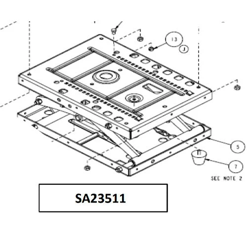 Sears Seating Seat Base | SA23511