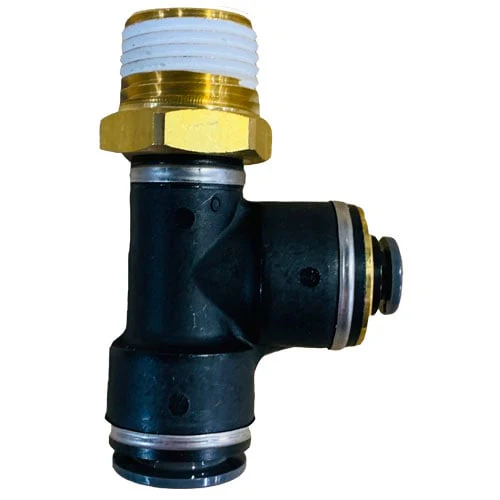 Dynacraft Fitting Run Tee #8 MNPT | G38-1024-080804