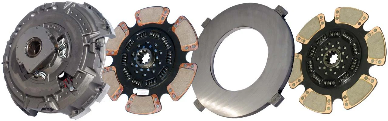 Elite Truck Parts 15-1/2" X 2" Angle Spring Clutch, 2-Plate, 6-Paddl | ETP-107391-93