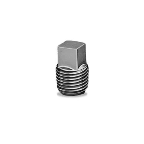 Elite Truck Parts Square Head Plug, 1National Pipe Threadf, Brass | ETP-109H