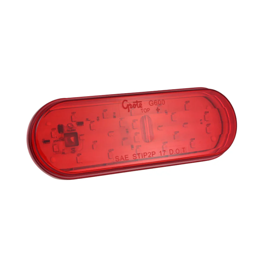 Grote Lighting S/T/T, Red, Hi Count Led-Ova | G6002GR0