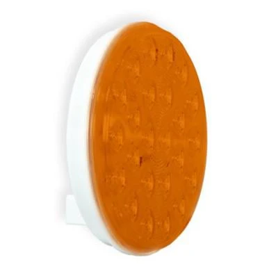 Maxxima 4" Round Led Warn Strob Amb | M42701Y