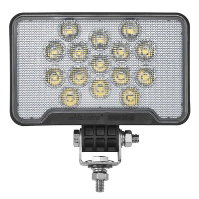 Maxxima Rectangular 15 Led Black Work Light 900 Lumens | MWL-26-B