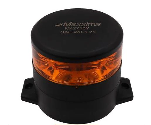 Maxxima Warning Beacon Amber LED 3" 12 - 80 VDC | M42710Y