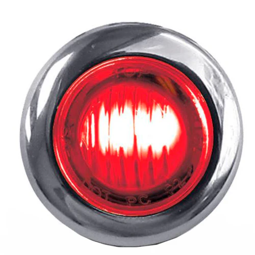 Trux LED 3/4" Clear Red Light | TLED-B2CR