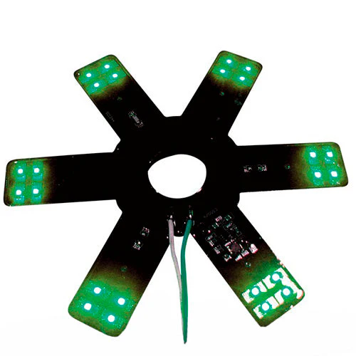 Trux LED 8" Green Star Light | TLED-X1G