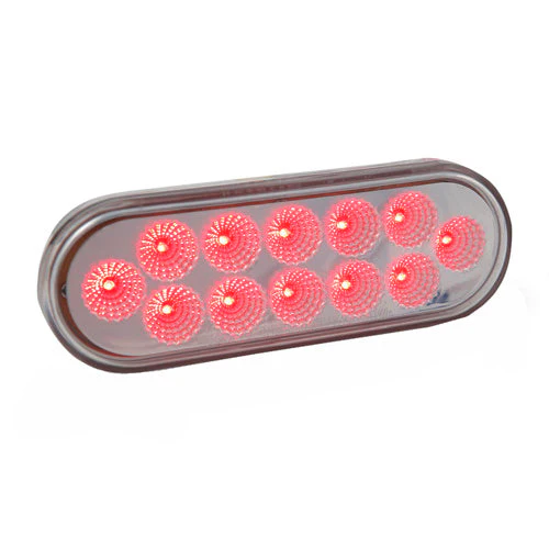 Trux Oval Red Stop, Tail, Turn Light | TLED-O12CR